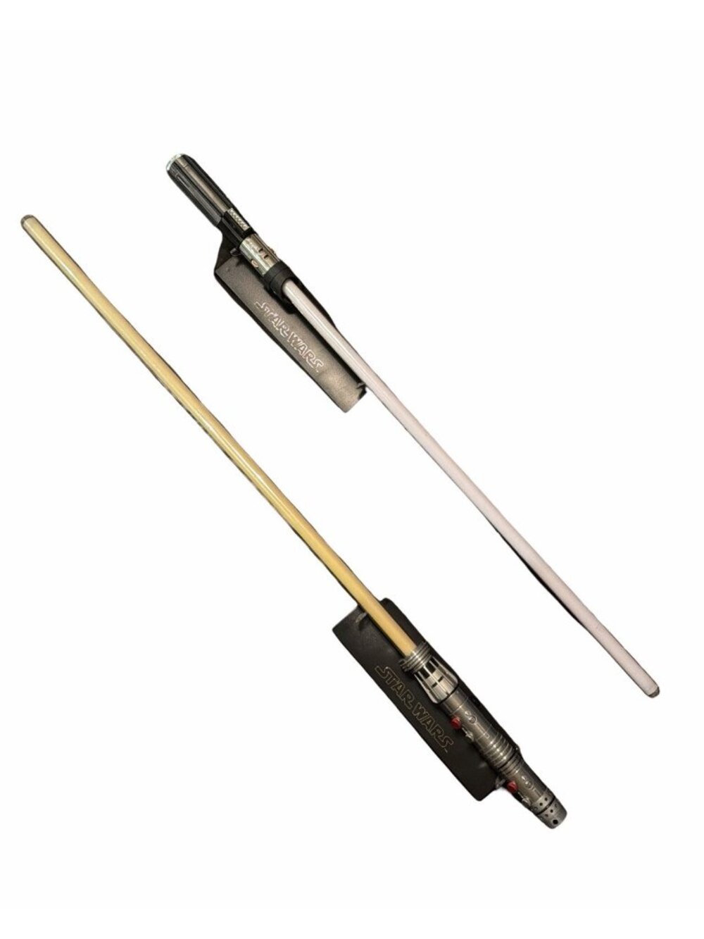 Star Wars Darth Maul 2006 & Darth Vader 2005 Lightsaber Force FX Master Replica